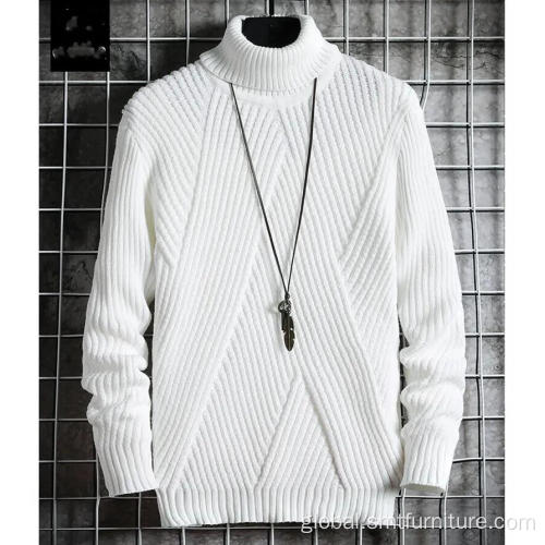 Men's Sweaters Street Custom Turtleneck Men's Sweaters Manufactory